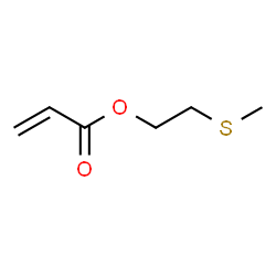 ChemSpider 2D Image | 2-(methylthio)ethyl acrylate | C6H10O2S