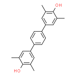 ChemSpider 2D Image | 3,3'',5,5''-Tetramethyl-1,1':4',1''-terphenyl-4,4''-diol | C22H22O2