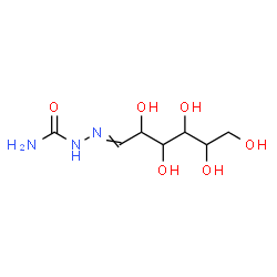 ChemSpider 2D Image | 2-(2,3,4,5,6-Pentahydroxyhexylidene)hydrazinecarboxamide | C7H15N3O6