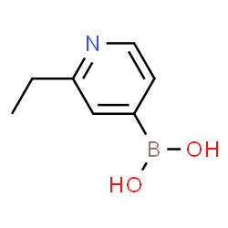 ChemSpider 2D Image | (2-Ethyl-4-pyridinyl)boronic acid | C7H10BNO2