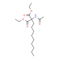 ChemSpider 2D Image | Diethyl acetamido(nonyl)malonate | C18H33NO5