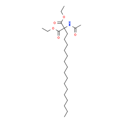 ChemSpider 2D Image | Diethyl acetamido(hexadecyl)malonate | C25H47NO5