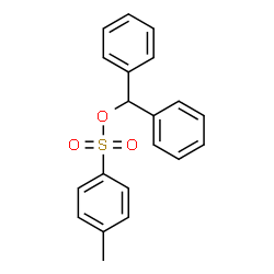 ChemSpider 2D Image | Benzhydryl 4-methylbenzenesulfonate | C20H18O3S