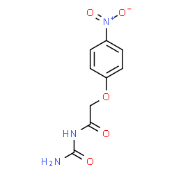 ChemSpider 2D Image | N-Carbamoyl-2-(4-nitrophenoxy)acetamide | C9H9N3O5