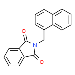 ChemSpider 2D Image | 2-(Naphthalen-1-ylmethyl)isoindoline-1,3-dione | C19H13NO2