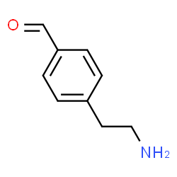 ChemSpider 2D Image | 4-(2-Aminoethyl)benzaldehyde | C9H11NO