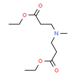 ChemSpider 2D Image | Diethyl 3,3'-(methylimino)dipropanoate | C11H21NO4