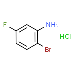 ChemSpider 2D Image | 2-Bromo-5-fluoroaniline hydrochloride | C6H6BrClFN
