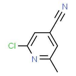 ChemSpider 2D Image | 2-Chloro-6-methylisonicotinonitrile | C7H5ClN2