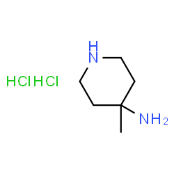 ChemSpider 2D Image | 4-Methyl-4-piperidinamine dihydrochloride | C6H16Cl2N2