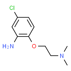 ChemSpider 2D Image | 5-Chloro-2-[2-(dimethylamino)ethoxy]aniline | C10H15ClN2O