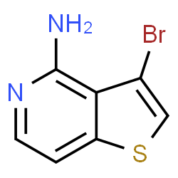ChemSpider 2D Image | 3-bromothieno[3,2-c]pyridin-4-amine | C7H5BrN2S