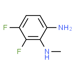 ChemSpider 2D Image | 3,4-Difluoro-N~2~-methyl-1,2-benzenediamine | C7H8F2N2