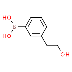 ChemSpider 2D Image | 3-(2-Hydroxyethyl)phenylboronic acid | C8H11BO3