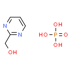 ChemSpider 2D Image | hydroxymethylpyrimidine phosphate | C5H9N2O5P