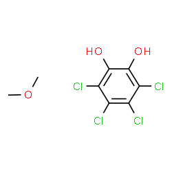 ChemSpider 2D Image | Tetrachloropyrocatechol methyl ether | C8H8Cl4O3