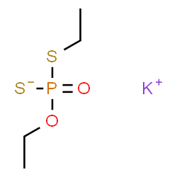 ChemSpider 2D Image | POTASSIUM DIETHYL DITHIOPHOSPHATE | C4H10KO2PS2