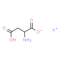 ChemSpider 2D Image | potassium hydrogen aspartate | C4H6KNO4