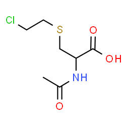 ChemSpider 2D Image | N-Acetyl-S-(2-chloroethyl)cysteine | C7H12ClNO3S