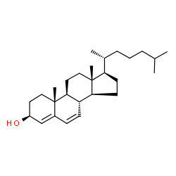 ChemSpider 2D Image | 4,6-Cholestadien-3Î²-ol | C27H44O