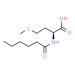 ChemSpider 2D Image | N-Hexanoyl-L-methionine | C11H21NO3S