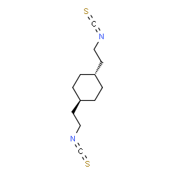 ChemSpider 2D Image | trans-1,4-Bis(2-isothiocyanatoethyl)cyclohexane | C12H18N2S2