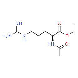 ChemSpider 2D Image | Ethyl N~2~-acetyl-L-argininate | C10H20N4O3