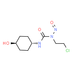 ChemSpider 2D Image | 1-(2-Chloroethyl)-3-(trans-4-hydroxycyclohexyl)-1-nitrosourea | C9H16ClN3O3
