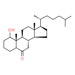ChemSpider 2D Image | 1-Hydroxycholestan-6-one | C27H46O2