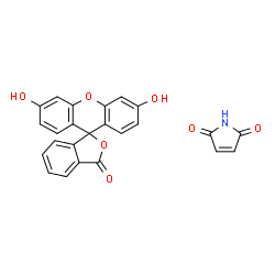 ChemSpider 2D Image | fluorescein maleimide | C24H15NO7