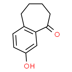 ChemSpider 2D Image | 3-Hydroxy-6,7,8,9-tetrahydro-5H-benzo[7]annulen-5-one | C11H12O2