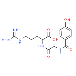 ChemSpider 2D Image | N-(4-Hydroxybenzoyl)glycylarginine | C15H21N5O5