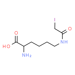ChemSpider 2D Image | N~6~-(Iodoacetyl)lysine | C8H15IN2O3