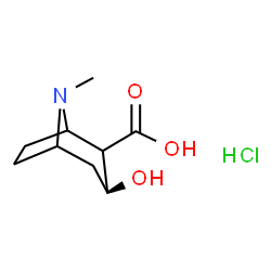 ChemSpider 2D Image | Ecgonine hydrochloride | C9H16ClNO3