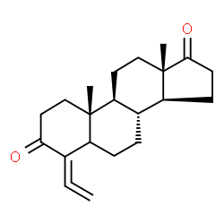ChemSpider 2D Image | 4-Ethenylideneandrostane-3,17-dione | C21H28O2