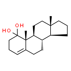 ChemSpider 2D Image | Androst-4-ene-1,1-diol | C19H30O2