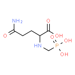 ChemSpider 2D Image | N~2~-(Phosphonomethyl)glutamine | C6H13N2O6P