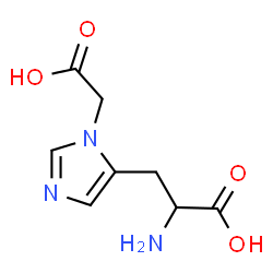 ChemSpider 2D Image | 3-(Carboxymethyl)histidine | C8H11N3O4