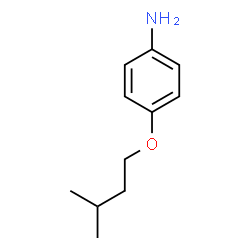 ChemSpider 2D Image | 4-(3-Methylbutoxy)aniline | C11H17NO