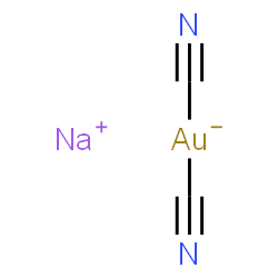 ChemSpider 2D Image | Sodium gold cyanide | C2AuN2Na