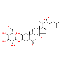 ChemSpider 2D Image | Ponasteroside A | C33H54O11