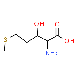 ChemSpider 2D Image | 3-Hydroxy-5-(methylsulfanyl)norvaline | C6H13NO3S