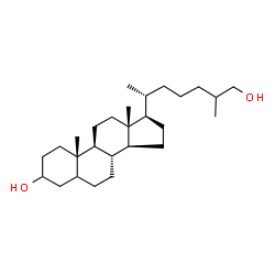 ChemSpider 2D Image | Cholestane-3,26-diol | C27H48O2