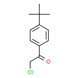 ChemSpider 2D Image | 1-(4-tert-butylphenyl)-2-chloroethanone | C12H15ClO