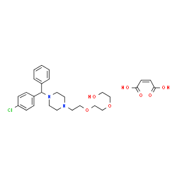 ChemSpider 2D Image | Etodroxizine maleate | C27H35ClN2O7