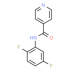 ChemSpider 2D Image | N-(2,5-Difluorophenyl)isonicotinamide | C12H8F2N2O