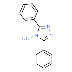 ChemSpider 2D Image | 3,5-diphenyl-[1,2,4]triazol-4-ylamine | C14H12N4