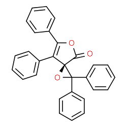 ChemSpider 2D Image | (3R)-2,2,6,7-Tetraphenyl-1,5-dioxaspiro[2.4]hept-6-en-4-one | C29H20O3