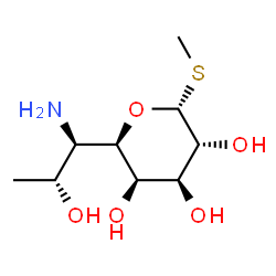 ChemSpider 2D Image | D-erythro-.alpha.-D-galacto-Octopyranoside, methyl 6-amino-6,8-dideoxy-1-thio- | C9H19NO5S