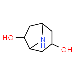 ChemSpider 2D Image | 8-Azabicyclo[3.2.1]octane-3,6-diol | C7H13NO2